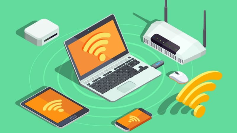 Bạn hãy kiểm tra dải tần số router phát phù hợp với máy tính không?